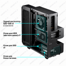 PHANTEKS EX5 MAX — игровой корпус Mid-Tower с 6" IPS LCD и 360-мм СЖО