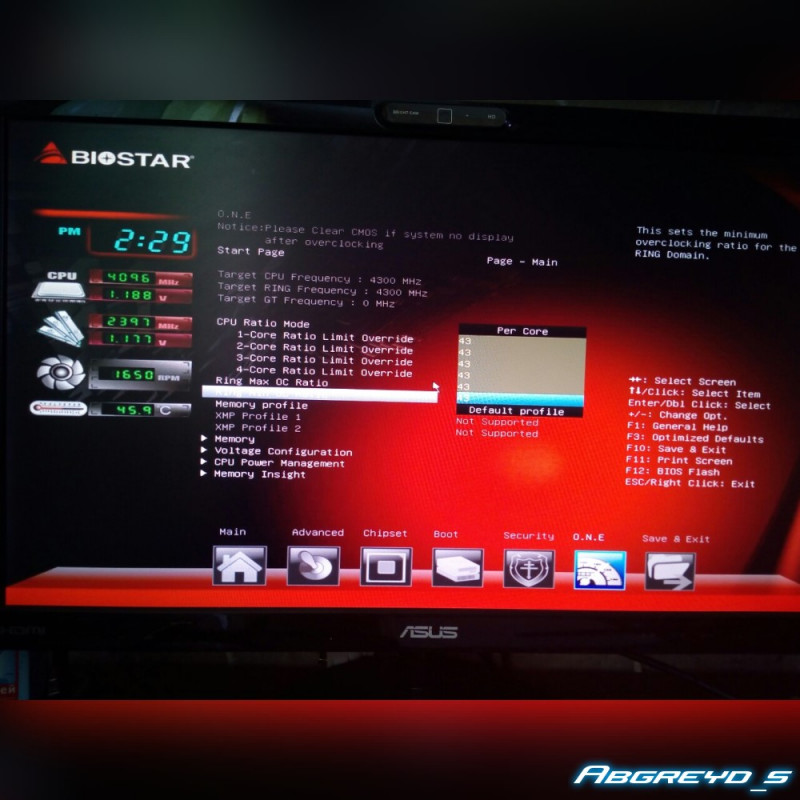 Biostar TB250-BTC + E-2146G + DDR4 16GB