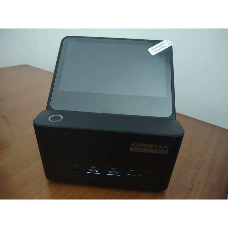 AOOSTAR G-FLIP Mini PC AMD Ryzen AI 9 HX 370, 32 ГБ DDR5, SSD 1 ТБ, Radeon 890M, OCuLink, Wi-Fi 7