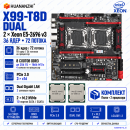 HUANANZHI X99-T8D DUAL + 2 × Intel Xeon E5-2696 v3 — 36 ядер, 72 потока